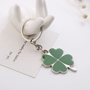Mini Metal Four Leaf Clover Key Ring Chain 3D Keyfob Keychain Keyring Gifts0.99$ - Picture 1 of 2