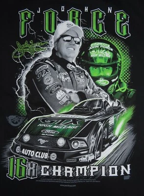Camiseta JOHN FORCE 16x Funny Car Racing Champion (SM) Foto 1 de 4