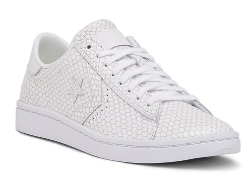 Nuove Converse PL LP Snake sneaker Oxford da donna in pelle goffrata (prezzo al pubblico $110) taglia 8