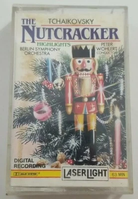 Tchaikovsky Nutcracker Highlights Cassette Tape 1989 Laserlight  - Image 1 of 3