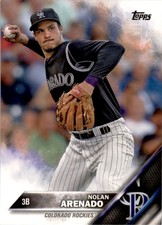 2016 TOPPS 65TH ANNIVERSARY NOLAN ARENADO COLORADO ROCKIES #12 EX-EXMT+