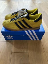adidas beckenbauer yellow trainers