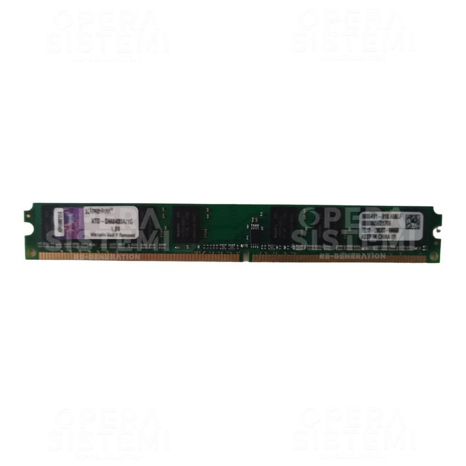 Memoria DDR2 KTD-DM8400A/1G Kingston 1GB PC2-4200 DDR2-533MHz CL4 240-Pin - Immagine 1 di 1