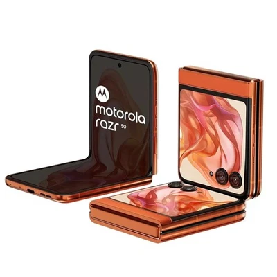 Motorola razr 50 (Arancione, 8GB RAM, 256GB Storage) Display AMOLED esterno... - Immagine 1 di 4