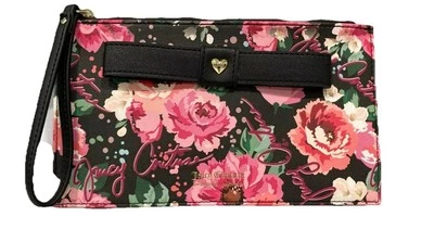 Juicy Couture Mujer Floral Muñequera Bolso Cartera Multicolor RN 108833 / Nuevo Foto 1 de 4