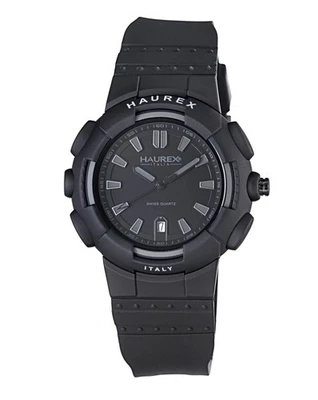 Haurex Italy Men’s Tremor Watch Black Dial , Black Rubber Band - Image 1 of 4