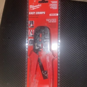 Milwaukee 48-22-3076 Ratcheting Modular Crimper & Stripper A3 - Picture 1 of 2