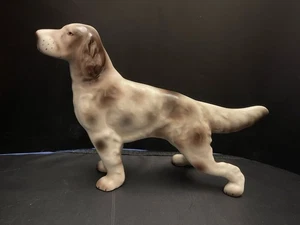 Vintage Springer Spaniel Hund Figur MCM Porzellan Keramik USA 8-3/4” x 6” Coventry - Bild 1 von 10