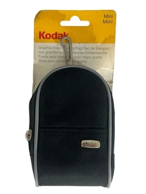 KODAK Mini Compact Camera Bag Case Crossbody Neck Strap 5” X 4” Black 4F5431 - Image 1 of 4