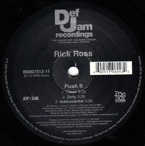 Rick Ross - Push It (12") (Mint (M)) - 3141232292 - Picture 1 of 2