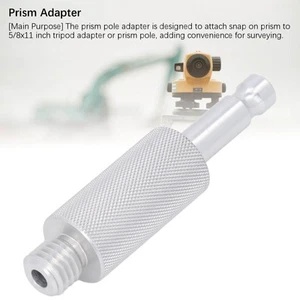 Prism Pole Adapter Extended Snap On Prism To 5/8 X 11in Tribrach Adapter New - Picture 1 of 22