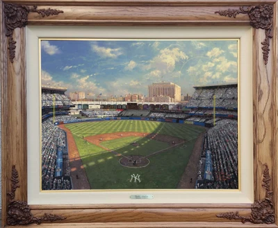 Thomas Kinkade ~ 洋基体育场 18x24 G/P ~ 正品证书 #1/675 — 第 1/4 张图片