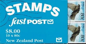 NEW ZEALAND - 1993 FASTPOST BOOKLET - Sc#SB 63 - CTO - NZ 75 - Picture 1 of 1