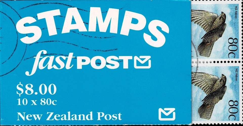 NEW ZEALAND - 1993 FASTPOST BOOKLET - Sc#SB 63 - CTO - NZ 75 - Image 1 of 1