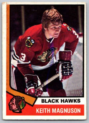 1974-75 O-Pee-Chee #75 Keith Magnuson (ref 170451) - Image 1 of 2