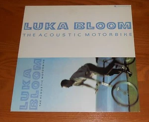 Luka Bloom The Acoustic Motorbike Flat 1992 Promo Poster 12x12 RARE Irish Folk - Picture 1 of 2