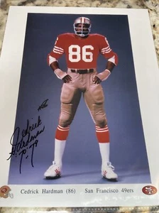 Cedrick Hardman Autographed San Francisco 49ers 8X10 Signed Photo Auto - Picture 1 of 2