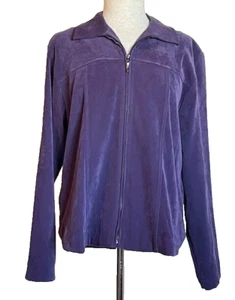 Coldwater Creek Purple Jacket (no tag, XL) - Picture 1 of 3