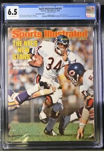 Walter Payton Sports Illustrated 1976 First Cover FC CGC 6.5 Chicago Bears - Picture 1 of 3