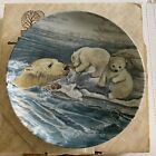 "A Tender Coaxing" Polar Bear Signs Of Love Series 5Th Issue Plate