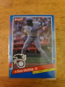 ⭐ 1991 Donruss Ken Griffey Jr 49 American League Error Card! "INC" No Dot! ⭐ - Picture 1 of 6