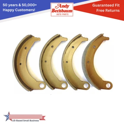 For 1938-1942 Dodge Deluxe Rear & Front Wheel Drive Drum Brake Shoes Set Of 4 - Image 1 of 3