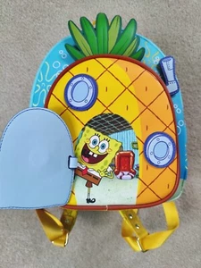 ¡NUEVA MOCHILA LOUNGEFLY UNIVERSAL STUDIOS NICKELODEON BOB ESPONJA PIÑA! - Imagen 1 de 8