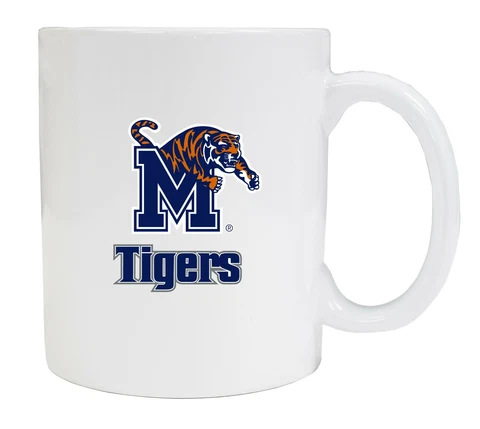 Memphis Tigers Coffee Mug-NCAA White Ceramic Mug Set 2 Pack Cover