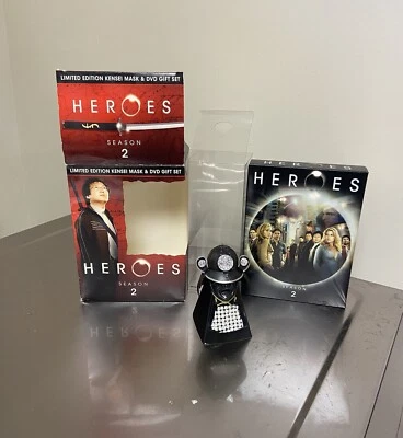 Heroes: Season 2 (DVD, 2008, 4-Disc Set) Limited Edition Kensei Mask Set  - Image 1 of 4