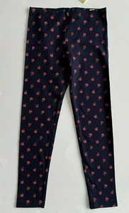 Baby Gap Girls Long Leggings Navy Red Apples Size 5 Years NWT - Picture 1 of 1