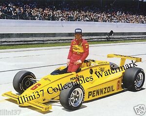 RICK MEARS 1984 INDY 500 WINNER AUTO RACING 8X10 PHOTO