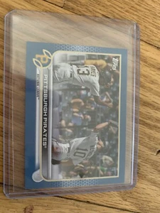 2022 Topps Series Pittsburgh Pirates Team Card #646 Azul/10 07/10 Mini Rara - Imagen 1 de 8