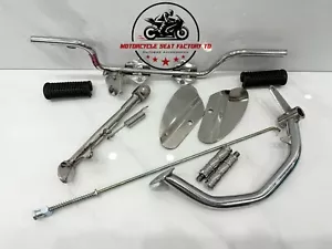 Honda SS50 CL50 CL70 CD50 S50 Guard, Rod, Brake, Foot Peg, Stand, Rear Footrest. - Picture 1 of 12