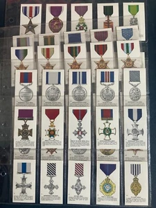 trade cards war medals Tommy Gun 1971 full set - Picture 1 of 2