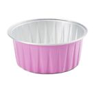Disposable And Practical Round Cake Pans With Lids 100 Pack Pink 5Oz