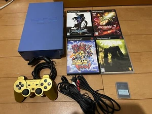 Consola Sony PlayStation 2 SCPH-39000TB Juguetes Azul y 4 Juegos Japón 0515 - Imagen 1 de 20
