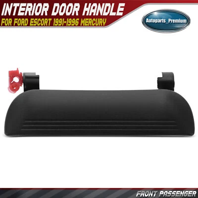 Manija de puerta exterior negra texturizada para pasajero delantero para Ford Escort 1991-1996 Foto 1 de 4