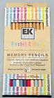 Vintage Eksuccess Pastel Colors Memory Pencils Scrapbook Waterproof 12 Wood