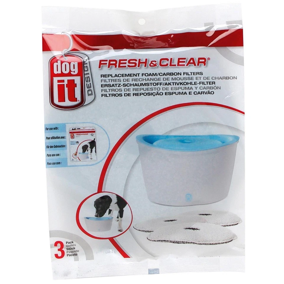 Dogit Trinkbrunnen Fresh & Clear Ersatzfilter Carbonfilter Mehrabnahme günstiger - Bild 1 von 1