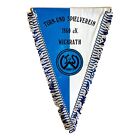 Drapeau bannière triangulaire vintage TuS Wickrath 1860 club de gymnastique de football