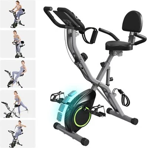 Foldable Exercise Bike Stationary Bikes for Home, 5 IN 1 Indoor Workout Bike,... - Picture 1 of 1