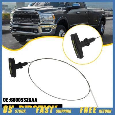 Varilla de medición de nivel de aceite para motor Dodge Ram 2500-5500 6,7 Cummins diésel 68005326AA Foto 1 de 4