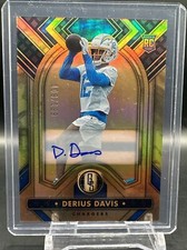 2023 PANINI GOLD STANDARD DERIUS DAVIS RC AUTO /199 LOS ANGELES CHARGERS JM8