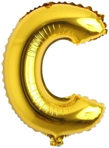 SALE!!!  40" HUGE GOLD LETTER C Balloon - initial monogram birthday - SUPERSIZE! - Picture 1 of 1