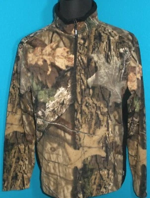 Men's Medium Gander Mountain Guide Series Mossy Oak Camo Jacket Fleece Pullover - Image 1 of 4