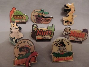8 beautiful metal pins Disney Club and Euro Disney - Picture 1 of 7