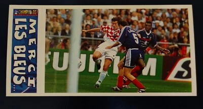 IMAGE  PANINI FOOTBALL CHAMPIONS 98 L'ALBUM DE LA VICTOIRE N° 95 - Photo 1/2