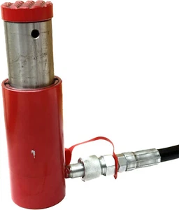 Mini cilindro RAM hidráulico de acción única 10T de 2" tiempos porta conector de alimentación elevador - Imagen 1 de 6