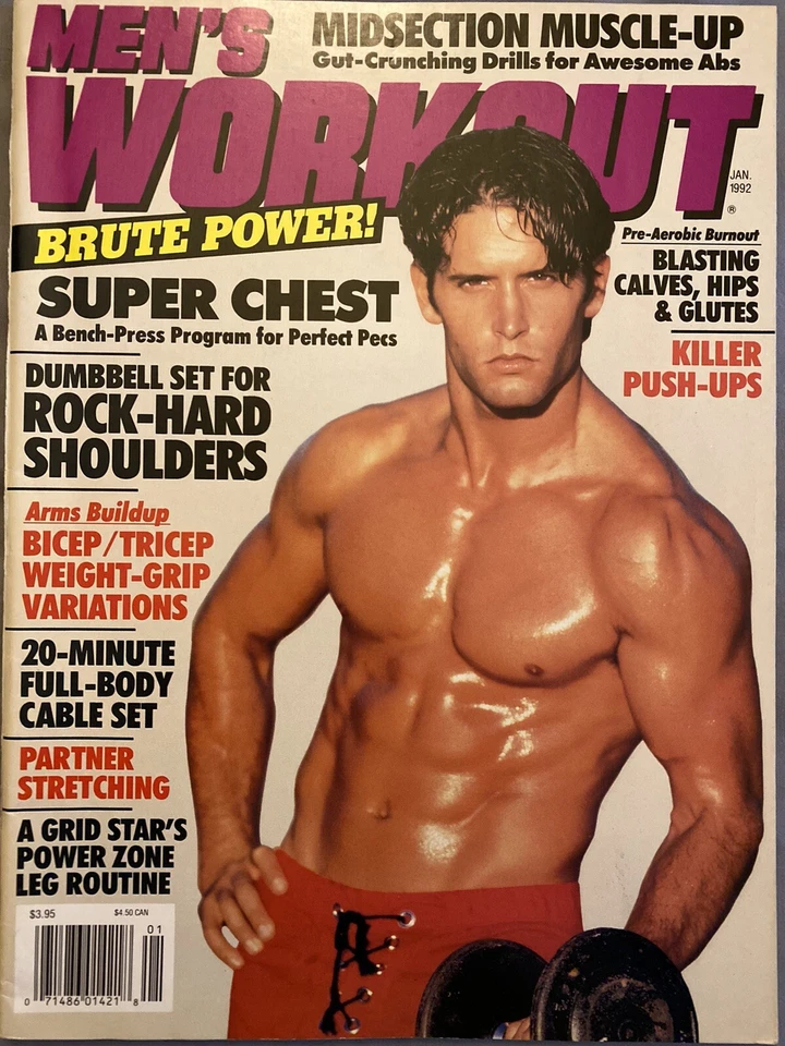 Men's Workout Magazine - January 1992 - Gay Interest - Image 1 of 1