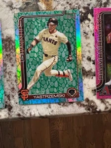 2025 TOPP MLB BASEBALL EASTER EGG PASTEL CARD GIANTS MIKE YASTRZEMSKI #186 - Picture 1 of 1